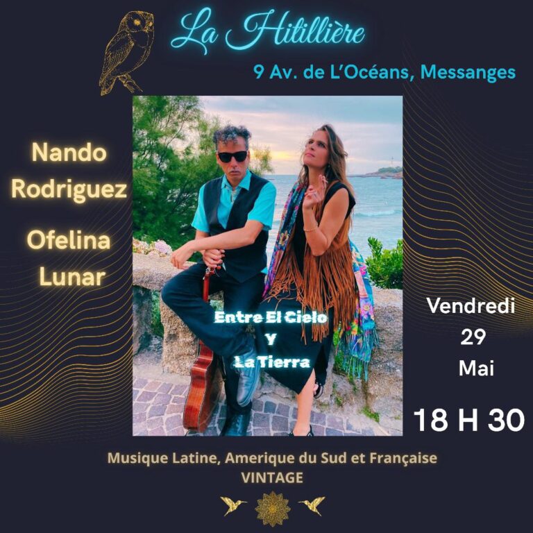Nando Rodriguez & Ofelina Lunar à la Hitillère, happy hour messanges