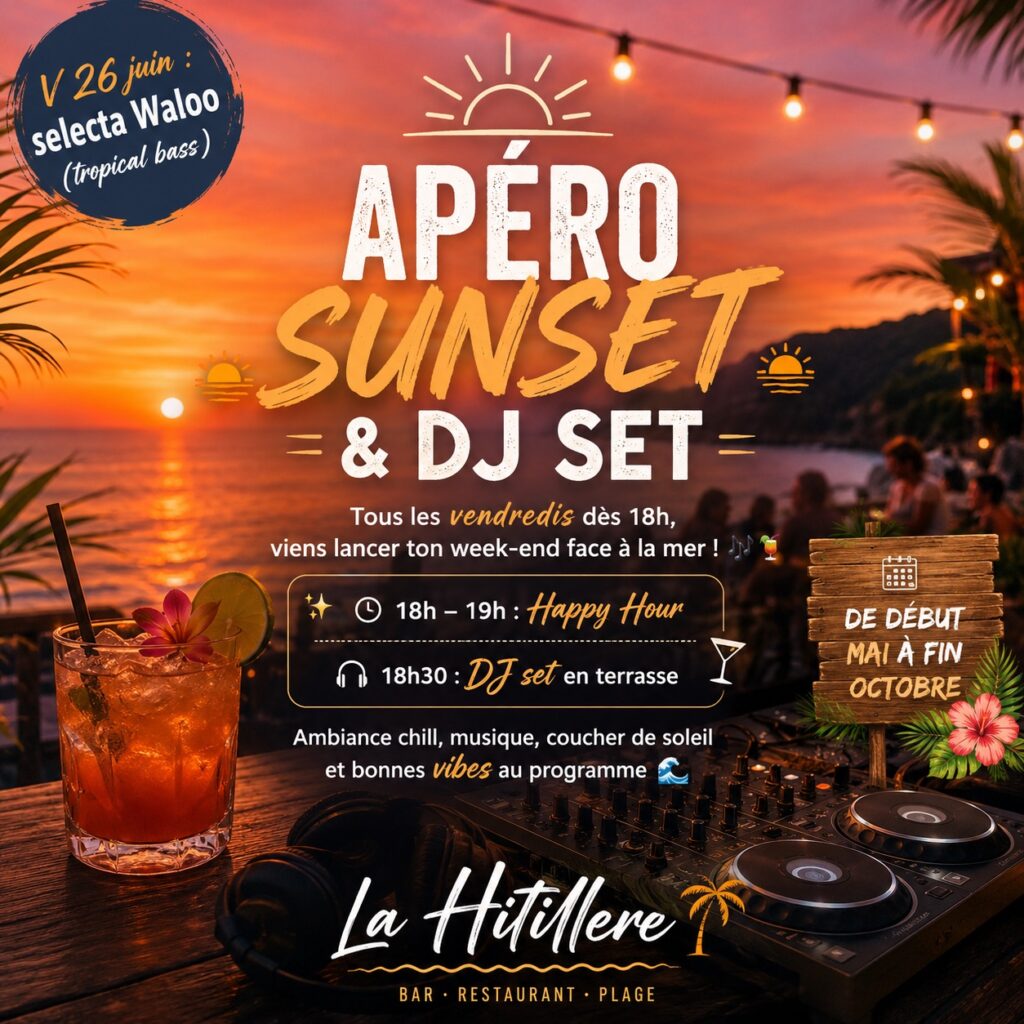 Selecta Waloo à la Hitillère Messanges, happy hour